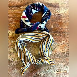 2 for 1 colorful scarves